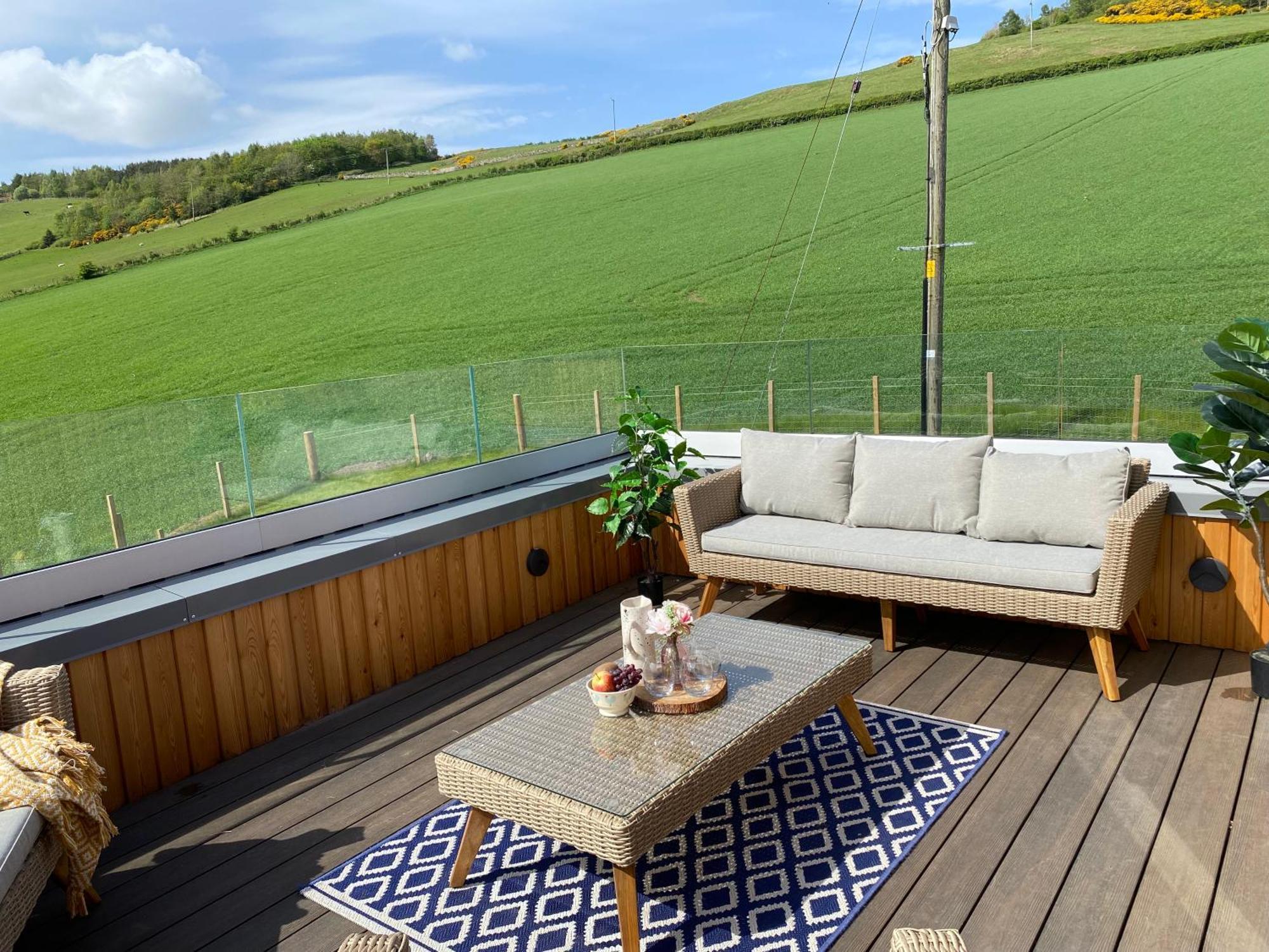 Luxury Lodge With Hot Tub At Lindores Newburgh  Bagian luar foto